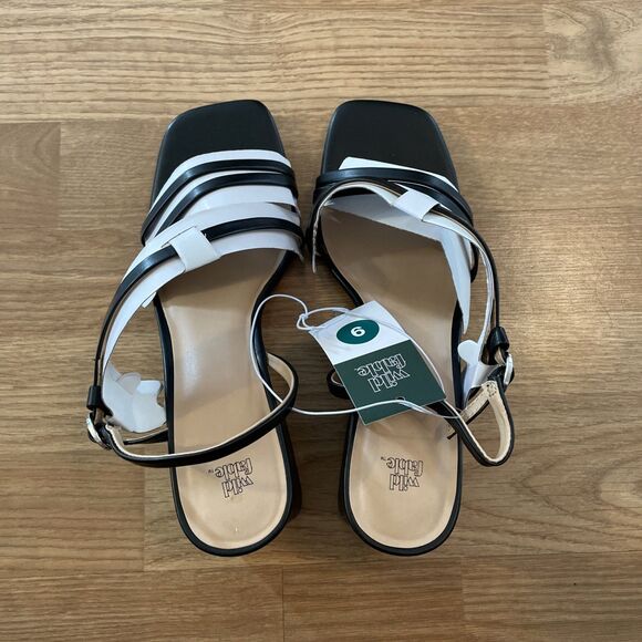 Wild Fable Blaire Black Strappy Block Heels Sandal Women's Size 9 NIB/NWT - Picture 12 of 14